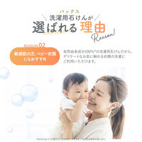 詰替用パックス　洗濯用石けんドラム　1L　1個　太陽油脂　無添加　ドラム式　ラベンダーの香り　天然由来100%　洗濯洗剤