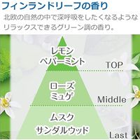 消臭力 自動でシュパッと 消臭芳香剤 電池式 玄関・部屋用 フィンランドリーフの香り つけかえ 39mL 2個セット エステー