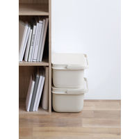 バケツ フタ付 角型 コンパクト 目盛り付き 容量5L グッドデザイン賞 きれいに暮らす。ホワイト 1個 マーナ