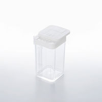 tower（タワー） 小麦粉＆スパイスボトル ホワイト 1個 調味料入れ 調味料ラック 山崎実業