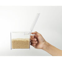 tower（タワー） 調味料ストッカー（2個）＆ラックセット ホワイト 調味料入れ 調味料ラック 山崎実業