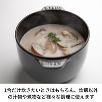 ストウブ （staub） ラ ココット de GOHAN M ブラック 16cm ご飯鍋 炊飯 2合 鋳物ホーロー 鍋 【日本正規販売品】【送料無料】