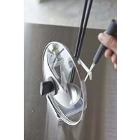 お玉＆鍋蓋スタンド プレート ホワイト 1個 山崎実業