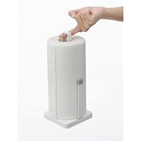 キッチンペーパーホルダー プレート ホワイト 1個 山崎実業 キッチン収納