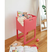 洗濯カゴ 折りたたみ＆脚付き ランドリー バスケットACOT（アコット）ホワイト I-541 1個 伊勢藤