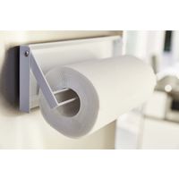 tower（タワー） 片手でカットマグネットキッチンペーパーホルダー ホワイト 1個 山崎実業 キッチン収納