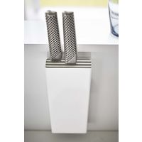 tower（タワー） マグネット包丁スタンド ホワイト 1個 山崎実業 キッチン収納