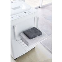 tower（タワー） 洗濯機横マグネット折り畳み棚 ホワイト 1個 山崎実業