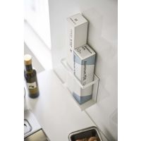 tower（タワー） マグネットラップホルダー スリム ホワイト 1個 山崎実業 キッチン収納