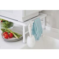 tower（タワー） 伸縮食洗機ラック ホワイト 1個 山崎実業 キッチン収納