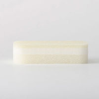 清潔謹製 抗菌キッチンスポンジ 3層 清潔 泡立ち 水切れ ホワイト 1個 マーナ