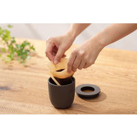 Ready to（レディー トゥ） コーヒーかす消臭ポット 珈琲 消臭剤 ブラック 1個 マーナ