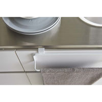 tower（タワー） キッチンタオルハンガー ワイド ホワイト 1個 山崎実業 キッチン収納