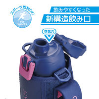サーモス（THERMOS） 水筒 真空断熱スポーツボトル 1L ネイビーピンク FHT-1001F NV-P 1個 【送料無料】