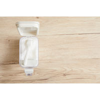 調味料ポット 調味料ケース ホワイト 1個 マーナ 小さじスプーン付 調味料入れ キッチン用品