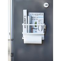 tower（タワー） マグネットキッチンペーパー＆ラップホルダー ホワイト 1個 山崎実業