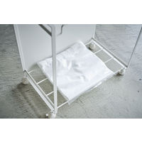 tower（タワー） 目隠し分別ダストワゴン 3分別 ホワイト 1個 山崎実業 【送料無料】