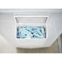 tower（タワー） マグネット洗濯洗剤ボールストッカー ホワイト 1個 山崎実業