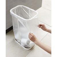 ルーチェ 分別ゴミ袋ホルダー ホワイト 1個 山崎実業