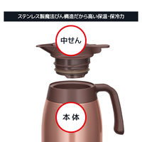 サーモス（THERMOS） 卓上ポット ステンレスポット 1500ml ブロンズ TTB-1500 BZ 1個 【送料無料】