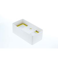 tower（タワー） 厚型対応ティッシュケース ホワイト 1個 山崎実業