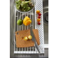 tower（タワー） 折り畳み水切り シリコーントレー付き S ホワイト 1個 山崎実業