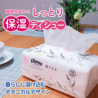 ティッシュペーパー　保湿　240組　クリネックスローションティシュー 肌うるる　ソフトパック　しっとりなめらか　日本製紙クレシア