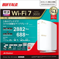 バッファロー 無線LAN親機11be/ax/ac/ ホワイト　WSR3600BE4P/DWH WSR3600BE4P/DWH 1個（直送品）