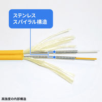 サンワサプライ  補強メガネ型光ファイバケーブル（シングルモード、LC×2-SC×2、10m） HKB-HLCSC1-10（直送品）