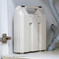 不動技研 カセットボンベ 収納ケース 3本収納 コンロ 鍋 防災 アイボリー Fー2662 1個