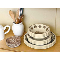 デコレコーポレーション ボウル 14cm fika フィーカ 陶器 ネイビー 438717 1個（直送品）