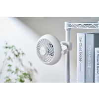 アイリスオーヤマ ポータブルファン クリップ式 PF-C2501-W 1個