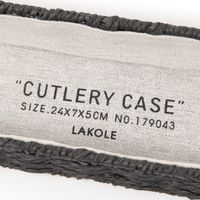 ペーパーカトラリーケース チャコール LAKOLE/ラコレ