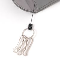 らこれキッズ リール付きキーケース グレー LAKOLE/ラコレ