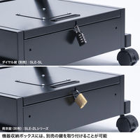 サンワサプライ 40～65型対応デジタルサイネージスタンド(ロータイプ・収納ボックス付き) CR-PL66 1台（直送品）