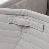 キルティング収納BOX(M) グレー LAKOLE/ラコレ