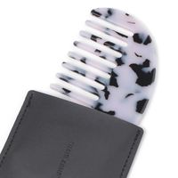 ケース付きコーム ブラック LAKOLE/ラコレ