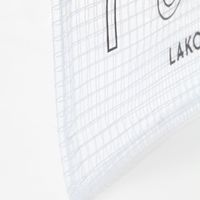 クリアチェックトートバッグ ブラック LAKOLE/ラコレ