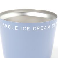 ステンレスアイスクリームカップ ブルー LAKOLE/ラコレ
