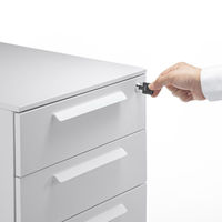 サンワサプライ キャビネット 幅390×奥行534×高さ600mm グレー SNW-106GY 1台（直送品）