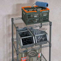 ドウシシャ ルミナスEXラック　4段　幅445×奥行295×高さ1040ｍｍ　グレー