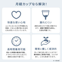 フェミナック 月経カップ プレジエ M グレー スポーツプルーフモデル ゴムノイナキ