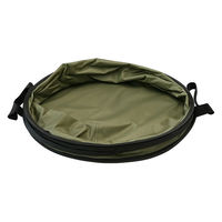 セーフラン安全用品 集草ガーデンバッグ(スプリング自立式) φ46x70cm 容量約113L カーキ C0109-113L 1個（直送品）