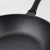 LIVPLUS 深型フライパン 28cm ガス火専用 軽量 ブラック NMー386 1個