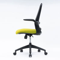 サンワサプライ メッシュチェア 肘跳ね上げ式 テレワーク・在宅勤務チェア グリーン SNC-ASNET7G 1脚 オフィスチェア ウレタンキャスター（直送品）