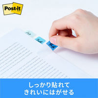 スリーエム(3M) ポストイット フィルムふせん 付箋 インデックス 厚口 透明 40mm×18mm マルチカラー 1箱 6861MC