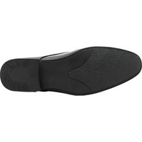 EDWIN メンズ ブラックビジネスシューズ モンクストラップ edm005 28.0cm 1足（直送品）