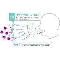 Body&Co イタリア製 高機能ウイルスブロックマスク ブラック BOCMK-BK3 1袋（3枚入り）（直送品）