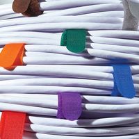 RIP-TIE(リップタイ) エコノラップアタッチメント 「ゴムひも」 19.05mmX177.8mm 黒 M-07-EET-N-BK 1袋(20本)