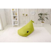 セルタン 背もたれがあるビーズソファ L ダリアン生地 幅635×奥行1070×高さ580mm アッシュグレー 1台（直送品）